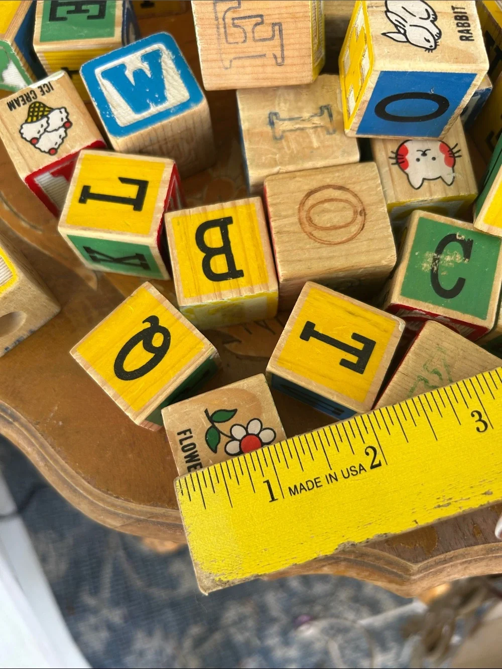 Wooden Alphabet Blocks